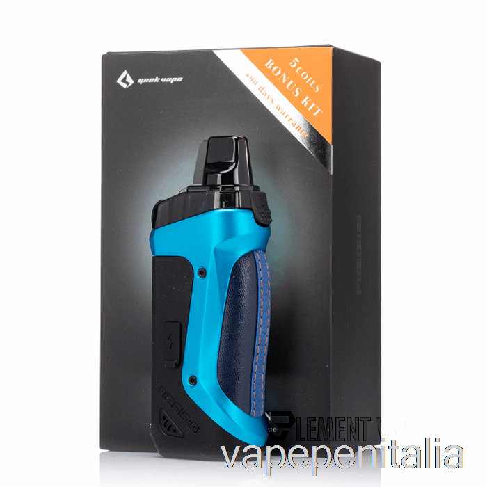 Vape Italia Geek Vape Aegis Boost 40w Kit Pod Mod Le Bonus Kit - Blu Onnipotente